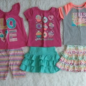 Garanimals Girls 1 Shorts Set / 2 Skorts Set